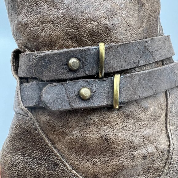 Duccio Del Duca Milano Italian Leather Riding Boots Size 37/6.5 - Picture 6 of 13